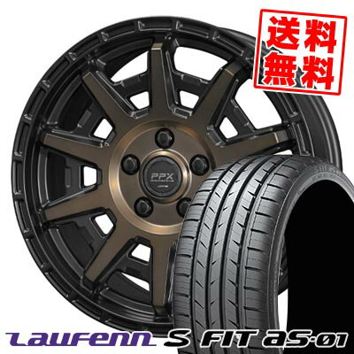 215/45R17 91W XL ハンコック LAUFENN S FIT AS-01 LH02-S PPX D10X サマータイヤホイール4本セット 【取付対象】