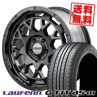 205/60R16 92V ハンコック LAUFENN G FIT AS-01 LH42-G TEAM DAYTONA M9+ SPEC M サマータイヤホイール4本セット 【取付対象】