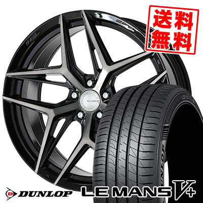 225/35R19 88W XL DUNLOP ダンロップ LE MANS V+(5+)LM5 Plus WORK GNOSIS IS205 ワーク グノーシス IS205 サマータイヤホイール4本セット 【取付対象】