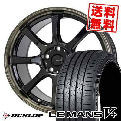 215/40R18 89W XL ダンロップ LE MANS V+(5+)LM5 Plus G・SPEED P-08 サマータイヤホイール4本セット 【取付対象】