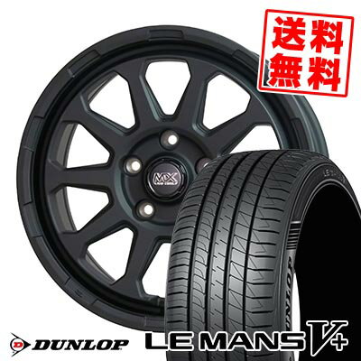 205/55R16 91V ダンロップ LE MANS V+(5+)LM5 Plus MAD CROSS RANGER サマータイヤホイール4本セット 【取付対象】