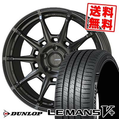 215/45R17 91W XL DUNLOP ダンロップ LE MANS V+(5+)LM5 Plus GALERNA REFINO ガレルナ レフィーノ サマータイヤホイール4本セット 【取付対象】