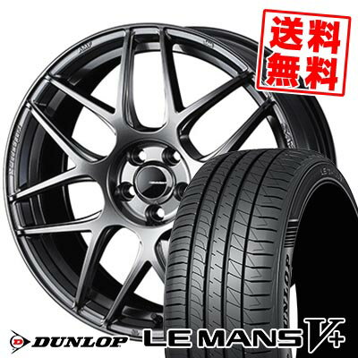 235/45R18 94W DUNLOP ダンロップ LE MANS V+(5+)LM5 Plus WedsSport SA-27R ウェッズスポーツ SA-27R サマータイヤホイール4本セット 【取付対象】