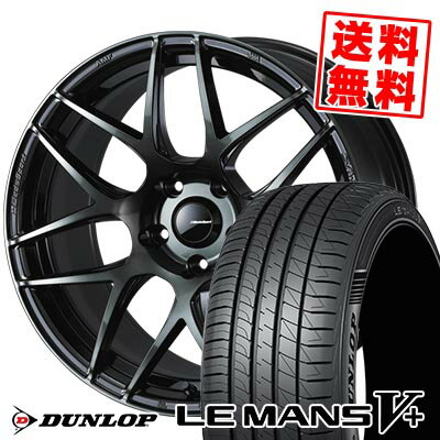 215/50R17 95V XL DUNLOP ダンロップ LE MANS V+(5+)LM5 Plus WedsSport SA-27R ウェッズスポーツ SA-27R サマータイヤホイール4本セット 【取付対象】