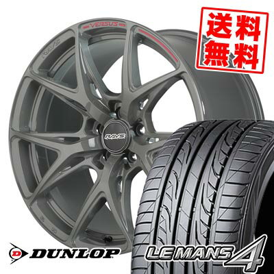 275/30R19 96W XL ダンロップ LE MANS 4 LM704 RAYS VERSUS CRAFT COLLECTION VV21S サマータイヤホイール4本セット 【取付対象】