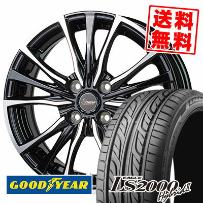 195/40R17 81W XL Goodyear グッドイヤー LS2000 Hybrid2 LS2000 ハイブリット2 Chronus CH-110 クロノス CH-110 サマータイヤホイール4本セット