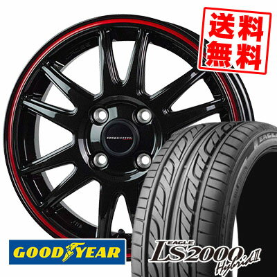 195/40R17 81W XL Goodyear グッドイヤー LS2000 Hybrid2 LS2000 ハイブリット2 CROSS SPEED HYPER EDITION CR6 クロススピード ハイパーエディション CR6 サマータイヤホイール4本セット