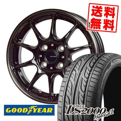 195/40R17 81W XL Goodyear グッドイヤー LS2000 Hybrid2 G-SPEED P-07 Gスピード P-07 サマータイヤホイール4本セット 【取付対象】
