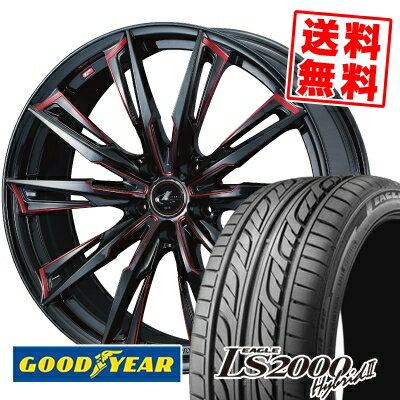 255/35R20 93W Goodyear グッドイヤー LS2000 Hybrid2 LS2000 ハイブリット2 WEDS LEONIS GX ウェッズ レオニス GX サマータイヤホイール4本セット