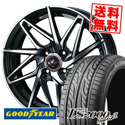 195/40R17 81W XL Goodyear グッドイヤー LS2000 Hybrid2 LS2000 ハイブリット2 LEONIS IT レオニス IT サマータイヤホイール4本セット