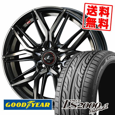 195/40R17 81W XL Goodyear グッドイヤー LS2000 Hybrid2 LS2000 ハイブリット2 LEONIS LM レオニス LM サマータイヤホイール4本セット