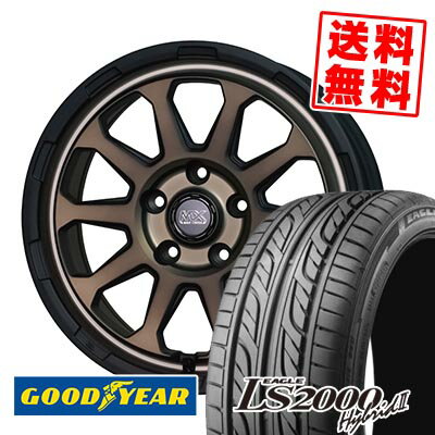 235/50R17 96V Goodyear グッドイヤー LS2000 Hybrid2 MAD CROSS RANGER マッドクロス レンジャー サマータイヤホイール4本セット 【取付対象】