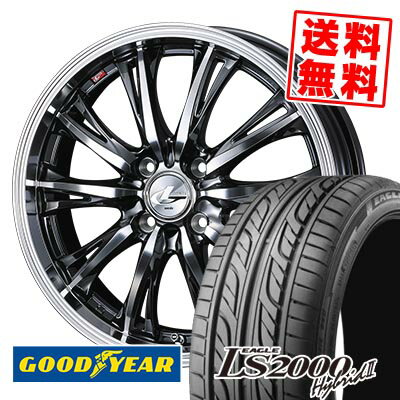 195/40R17 81W XL Goodyear グッドイヤー LS2000 Hybrid2 WEDS LEONIS RT ウェッズ レオニス RT サマータイヤホイール4本セット 【取付対象】