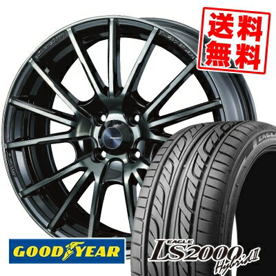 195/40R17 81W XL Goodyear グッドイヤー LS2000 Hybrid2 LS2000 ハイブリット2 WedsSport SA-35R ウェッズスポーツ SA-35R サマータイヤホイール4本セット【取付対象】