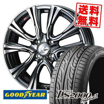 195/40R17 81W XL Goodyear グッドイヤー LS2000 Hybrid2 WEDS LEONIS VR ウェッズ レオニス VR サマータイヤホイール4本セット 【取付対象】