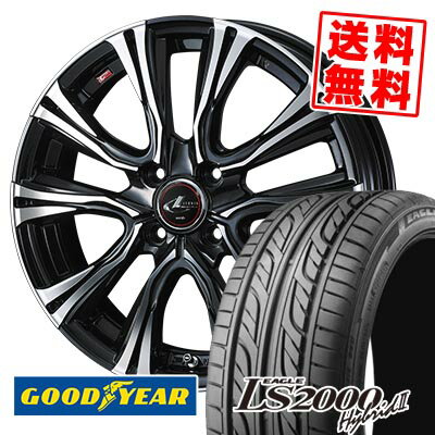 195/40R17 81W XL Goodyear グッドイヤー LS2000 Hybrid2 WEDS LEONIS VR ウェッズ レオニス VR サマータイヤホイール4本セット 【取付対象】