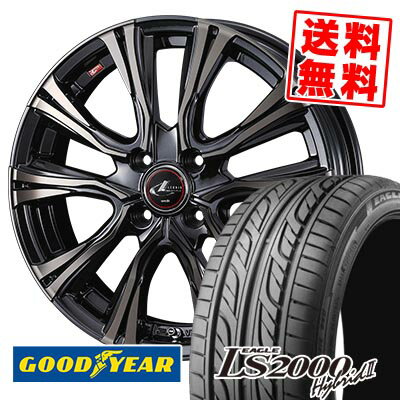 195/40R17 81W XL Goodyear グッドイヤー LS2000 Hybrid2 WEDS LEONIS VR ウェッズ レオニス VR サマータイヤホイール4本セット 【取付対象】