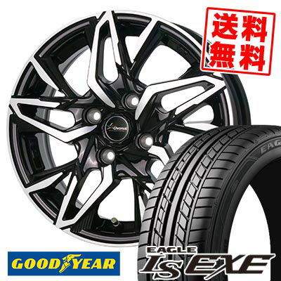 185/55R15 82V Goodyear グッドイヤー LS EXE Chronus CH-112 クロノス CH-112 サマータイヤホイール4本セット 【取付対象】