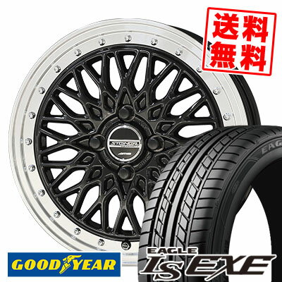 185/55R15 82V Goodyear グッドイヤー LS EXE LS エグゼ STEINER FTX シュタイナー FTX サマータイヤホイール4本セット