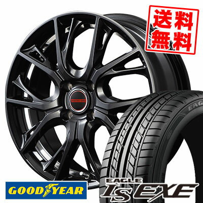 185/55R15 82V Goodyear グッドイヤー LS EXE LS エグゼ VERTEC ONE GLAIVE ヴァーテックワン グレイブ サマータイヤホイール4本セット