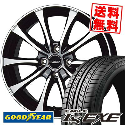 195/50R15 82V Goodyear グッドイヤー LS EXE Laffite LE-07 ラフィット LE-07 サマータイヤホイール4本セット 【取付対象】