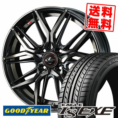 185/55R15 82V Goodyear グッドイヤー LS EXE LS エグゼ LEONIS LM レオニス LM サマータイヤホイール4本セット