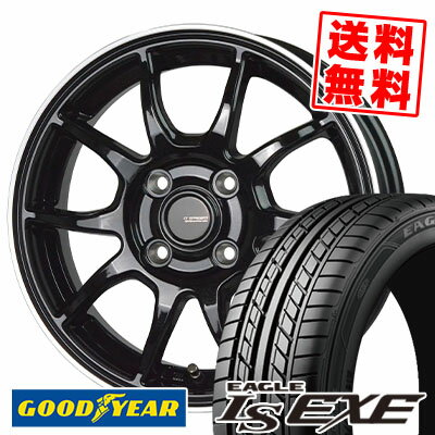 185/55R15 82V Goodyear グッドイヤー LS EXE LS エグゼ G-SPEED P-06 Gスピード P-06 サマータイヤホイール4本セット