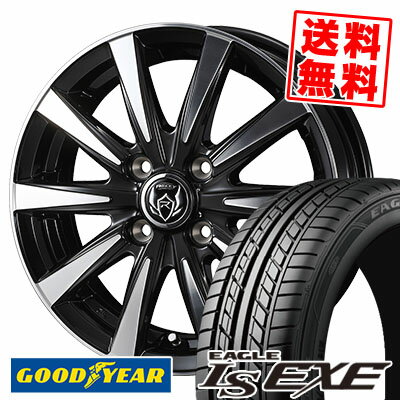 185/55R15 82V Goodyear グッドイヤー LS EXE LS エグゼ RIZLEY DI ライツレーDI サマータイヤホイール4本セット