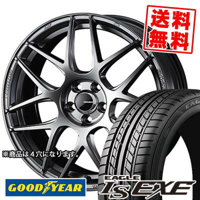 195/60R15 88H Goodyear グッドイヤー LS EXE WedsSport SA-27R ウェッズスポーツ SA-27R サマータイヤホイール4本セット 【取付対象】