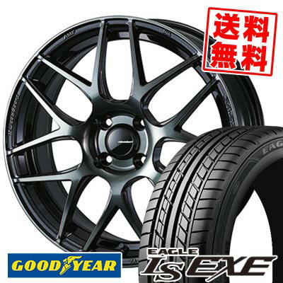 195/60R15 88H Goodyear グッドイヤー LS EXE WedsSport SA-27R ウェッズスポーツ SA-27R サマータイヤホイール4本セット 【取付対象】