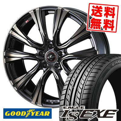 195/60R15 88H Goodyear グッドイヤー LS EXE WEDS LEONIS VR ウェッズ レオニス VR サマータイヤホイール4本セット 【取付対象】