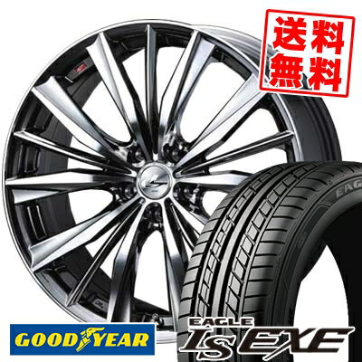 245/45R17 95W Goodyear グッドイヤー LS EXE LS エグゼ weds LEONIS VX ウエッズ レオニス VX サマータイヤホイール4本セット【取付対象】