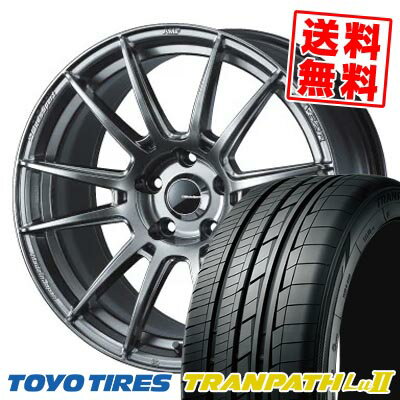 215/60R17 96V トーヨータイヤ TRANPATH Lu2 WedsSport SA-62R サマータイヤホイール4本セット 【取付対象】