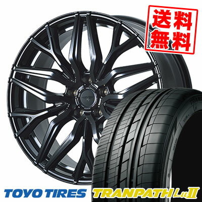 225/55R18 98V トーヨー タイヤ TRANPATH Lu2 DORFREN VARGLE サマータイヤホイール4本セット 【取付対象】