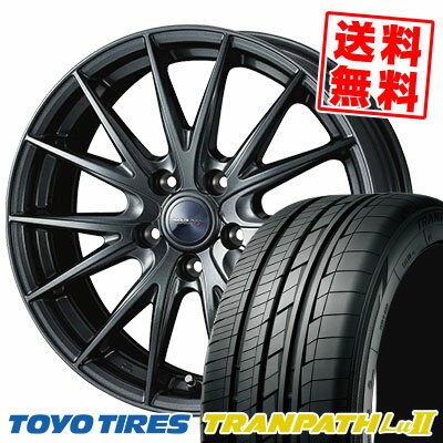 225/55R18 98V トーヨー タイヤ TRANPATH Lu2 VELVA SPORT2 サマータイヤホイール4本セット 【取付対象】