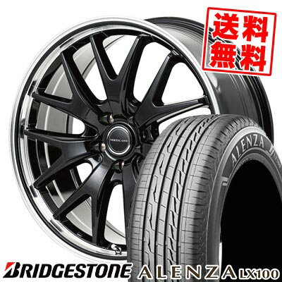 235/50R19 99V ブリヂストン ALENZA LX100 VERTEC ONE EXE7 サマータイヤホイール4本セット 【取付対象】
