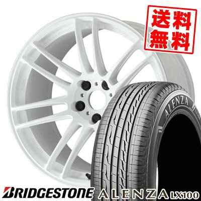 225/60R18 100H ブリヂストン ALENZA LX100 WORK EMOTION ZR7 サマータイヤホイール4本セット 【取付対象】