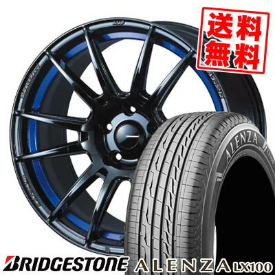 225/65R17 102H ブリヂストン ALENZA LX100 WedsSport SA-62R サマータイヤホイール4本セット 【取付対象】