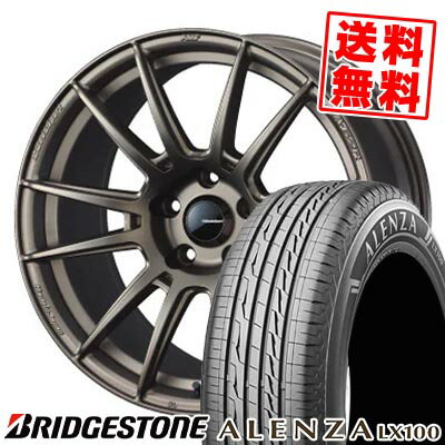 225/60R18 100H ブリヂストン ALENZA LX100 WedsSport SA-62R サマータイヤホイール4本セット 【取付対象】