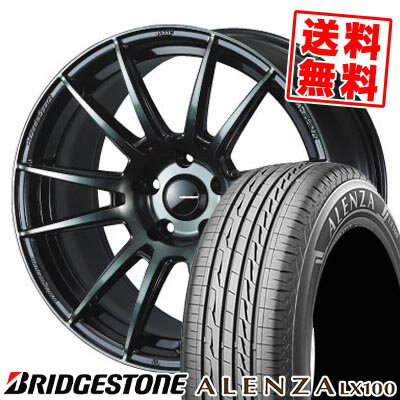 225/65R17 102H ブリヂストン ALENZA LX100 WedsSport SA-62R サマータイヤホイール4本セット 【取付対象】