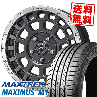 205/55R16 94V XL マックストレック MAXIMUS M1 CRAG T-GRABIC サマータイヤホイール4本セット 【取付対象】