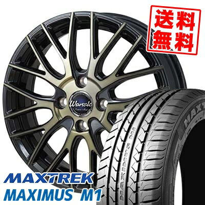195/55R16 87V マックストレック MAXIMUS M1 Warwic Empress Mesh サマータイヤホイール4本セット 【取付対象】