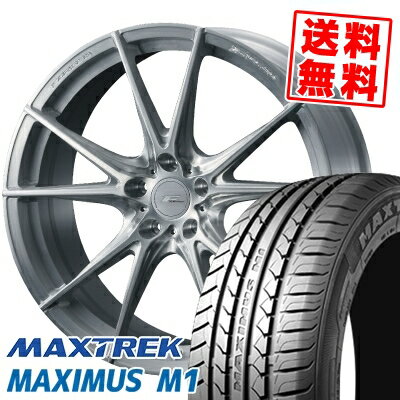 235/35R19 91W XL マックストレック MAXIMUS M1 WEDS F ZERO FZ-2 サマータイヤホイール4本セット 【取付対象】