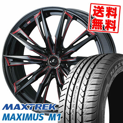 245/40R19 98W XL MAXTREK マックストレック MAXIMUS M1 マキシマス エムワン WEDS LEONIS GX ウェッズ レオニス GX サマータイヤホイール4本セット