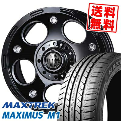 205/60R16 92H マックストレック MAXIMUS M1 MG DEMON サマータイヤホイール4本セット 【取付対象】