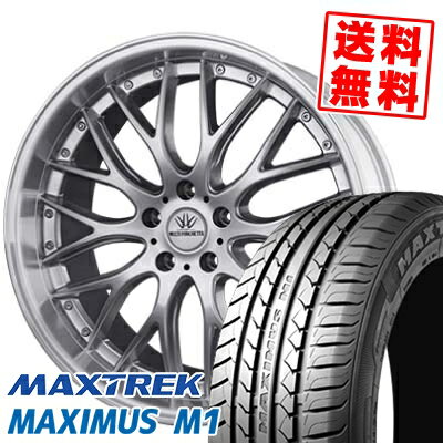 235/35R19 91W XL マックストレック MAXIMUS M1 BADX LOXARNY MULTIFORCHETTA サマータイヤホイール4本セット 【取付対象】