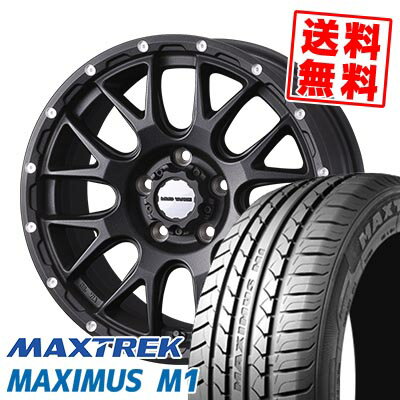 205/55R16 94V XL マックストレック MAXIMUS M1 MUDVANCE 08 サマータイヤホイール4本セット 【取付対象】