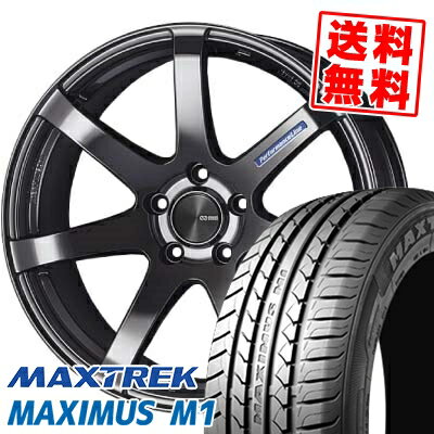 235/35R19 91W XL マックストレック MAXIMUS M1 ENKEI PerformanceLine PF-07 サマータイヤホイール4本セット 【取付対象】