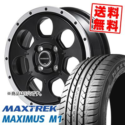 205/60R16 92H マックストレック MAXIMUS M1 ROADMAX W0-7 サマータイヤホイール4本セット 【取付対象】
