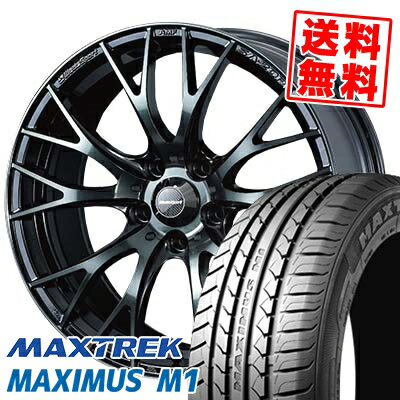 205/60R16 92H マックストレック MAXIMUS M1 WedsSport SA-20R サマータイヤホイール4本セット 【取付対象】